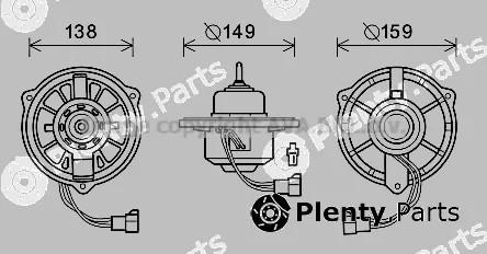 Prasco HY8415 — Electric Motor, interior blower