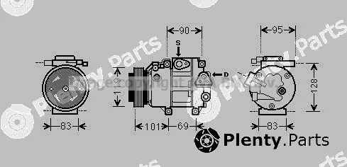 Prasco HYAK237 — Compressor, air conditioning