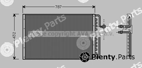 Prasco BK5011 — Condenser, air conditioning