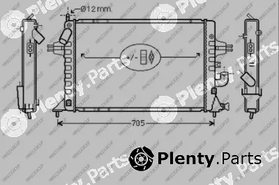 Prasco OP017R009 — Radiator, engine cooling PrascoSelection
