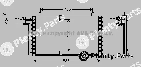 Prasco OL5211 — Condenser, air conditioning
