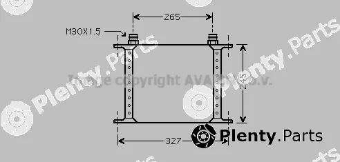 Prasco RE3031 — Oil Cooler, engine oil
