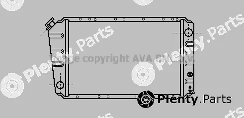 Prasco SU2002 — Radiator, engine cooling