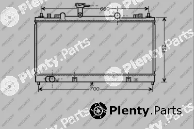Prasco MZ049R005 — Radiator, engine cooling PrascoSelection