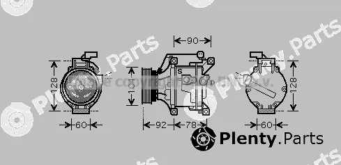 Prasco TOK446 — Compressor, air conditioning