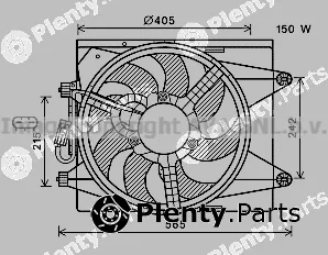 Prasco LC7502 — Fan, engine cooling