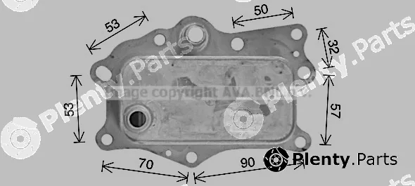 Prasco CR3143 — Oil Cooler, engine oil