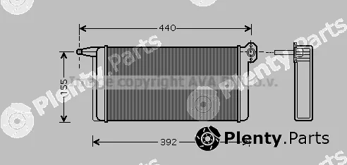 Prasco ME6194 — Heat Exchanger, interior heating
