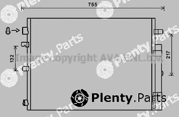 Prasco RT5606D — Condenser, air conditioning