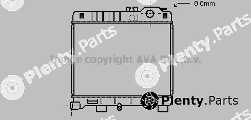 Prasco BW2033 — Radiator, engine cooling