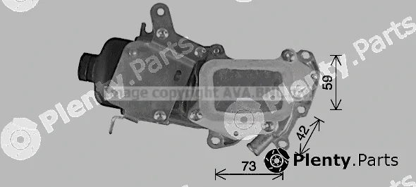 Prasco CN3309H — Oil Cooler, engine oil