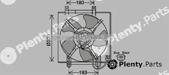 Prasco SU7517 — Fan, engine cooling