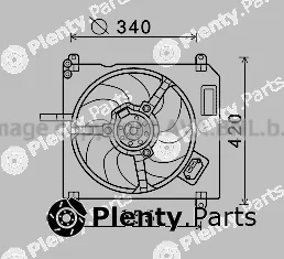 Prasco FT7572 — Fan, engine cooling