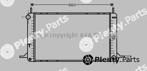 Prasco FD2088 — Radiator, engine cooling