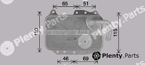 Prasco AI3437 — Oil Cooler, engine oil