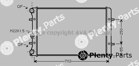Prasco AI2129 — Radiator, engine cooling