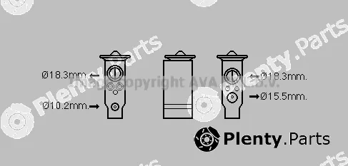 Prasco TO1672 — Expansion Valve, air conditioning
