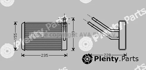 Prasco FD6360 — Heat Exchanger, interior heating