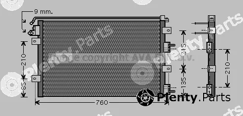 Prasco CR5078 — Condenser, air conditioning