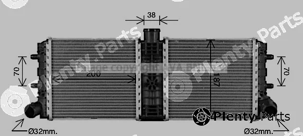 Prasco AI2430 — Radiator, engine cooling