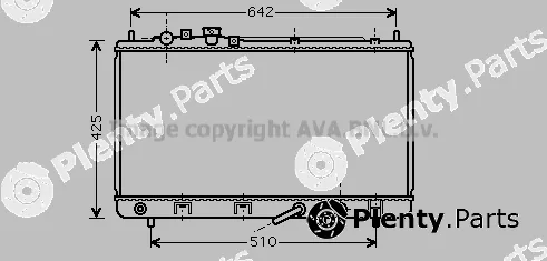 Prasco MZ2167 — Radiator, engine cooling