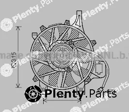 Prasco OL7536 — Fan, engine cooling