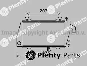 Prasco HD2281 — Radiator, engine cooling