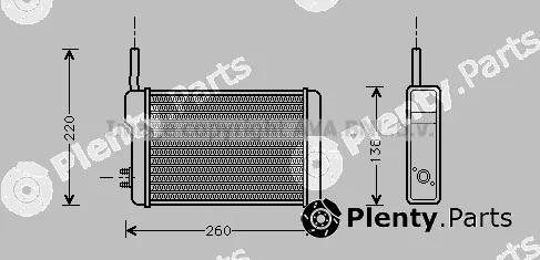 Prasco LA6013 — Heat Exchanger, interior heating
