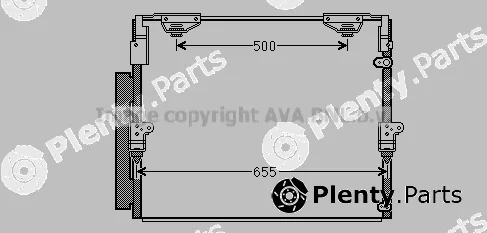 Prasco TO5560D — Condenser, air conditioning