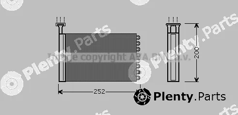 Prasco FD6164 — Heat Exchanger, interior heating
