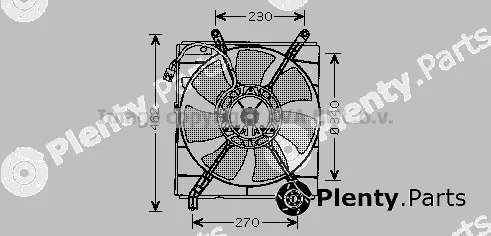 Prasco TO7537 — Fan, engine cooling