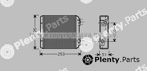 Prasco LA6020 — Heat Exchanger, interior heating