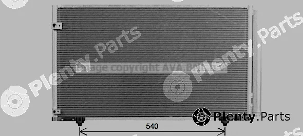 Prasco TO5756D — Condenser, air conditioning