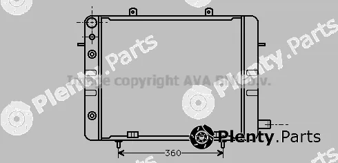 Prasco OL2058 — Radiator, engine cooling