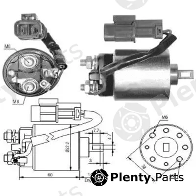 Hoffer 46088 — Solenoid Switch, starter