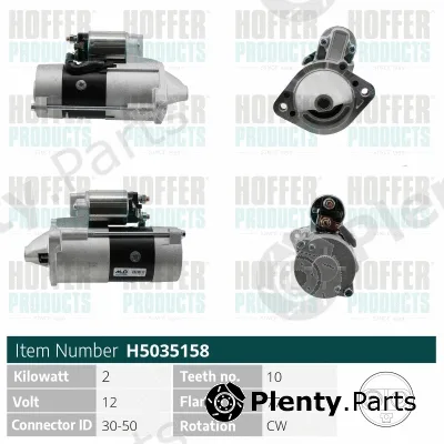Hoffer H5035158 — Starter