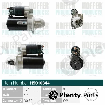 Hoffer H5010344 — Starter