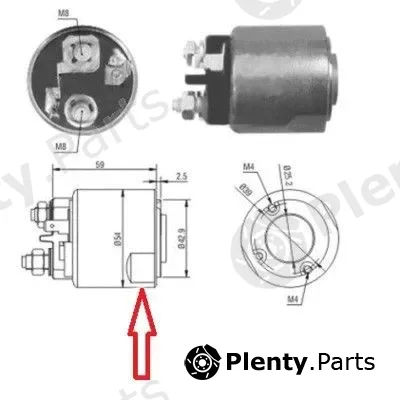 Hoffer 46085 — Solenoid Switch, starter