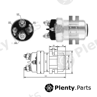 Hoffer 46320 — Solenoid Switch, starter