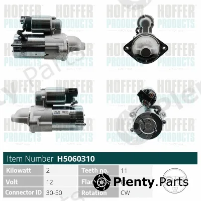 Hoffer H5060310 — Starter