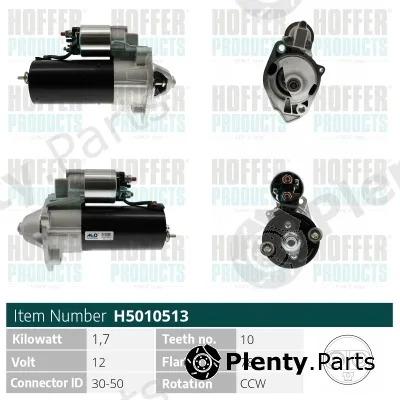 Hoffer H5010513 — Starter