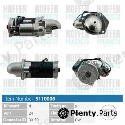 Hoffer H5110006 — Starter