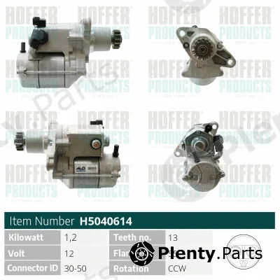 Hoffer H5040614 — Starter
