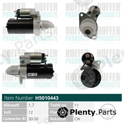 Hoffer H5010443 — Starter
