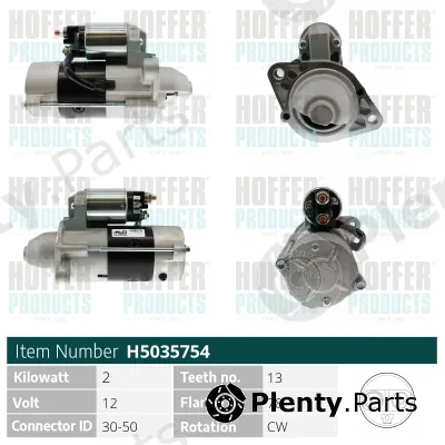 Hoffer H5035754 — Starter