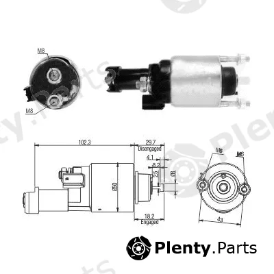 Hoffer 46315 — Solenoid Switch, starter