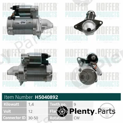 Hoffer H5040892 — Starter