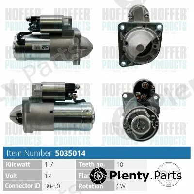 Hoffer H5035014 — Starter
