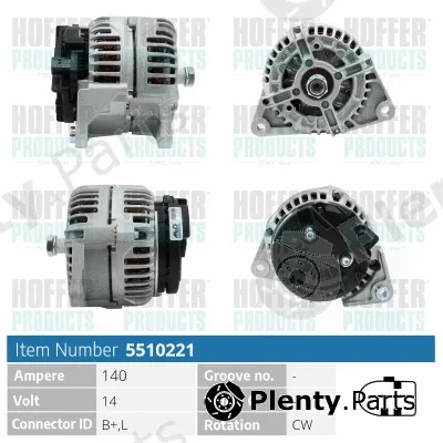 Hoffer H5510221 — Alternator