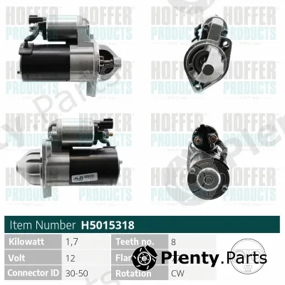 Hoffer H5015318 — Starter
